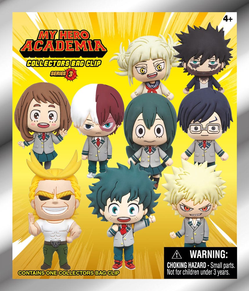 My Hero Academia Colgantes PVC 3D Series 3 Expositor (24)