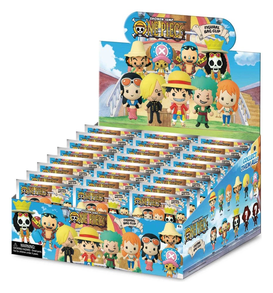 One Piece 3D Colgantes PVC Serie 1 Expositor (24) Frikytopia
