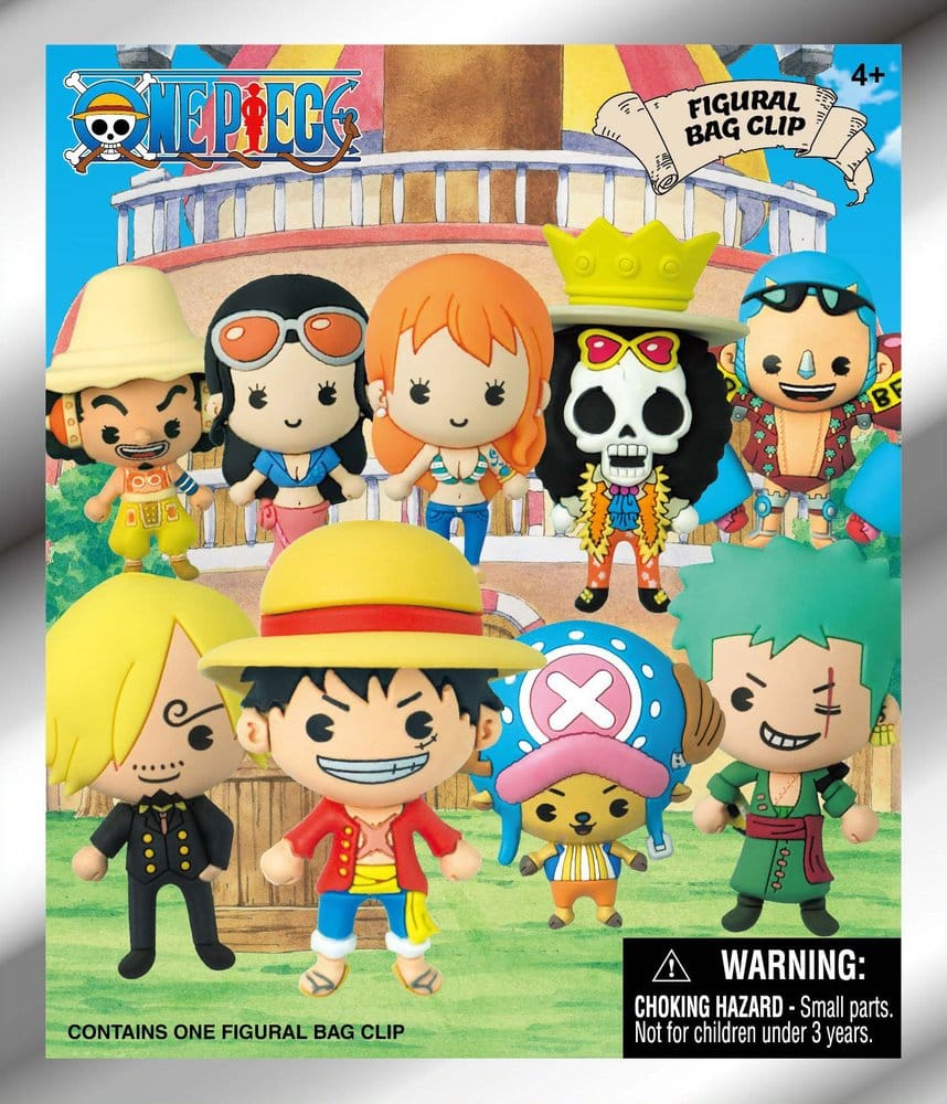 One Piece 3D Colgantes PVC Serie 1 Expositor (24)