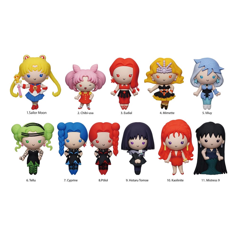 Sailor Moon Colgantes PVC 3D Series 8 Expositor (24) Frikytopia