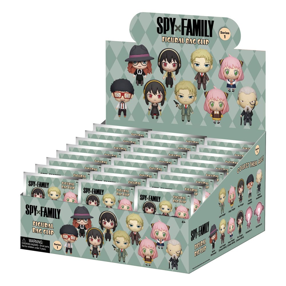 Spy x Family 3D Colgantes Peluche Expositor Serie 1 (24) Frikytopia