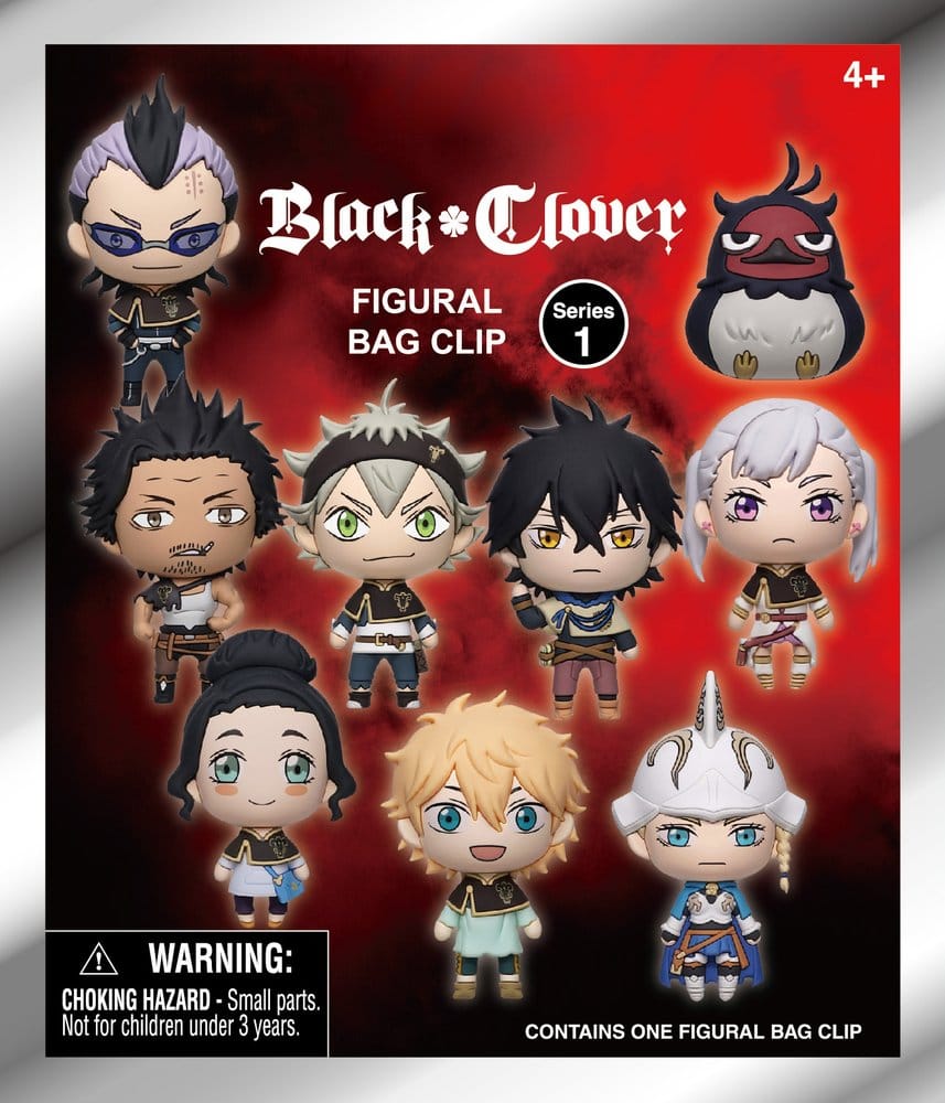 Black Clover 3D Colgantes PVC Serie 1 Expositor (24)