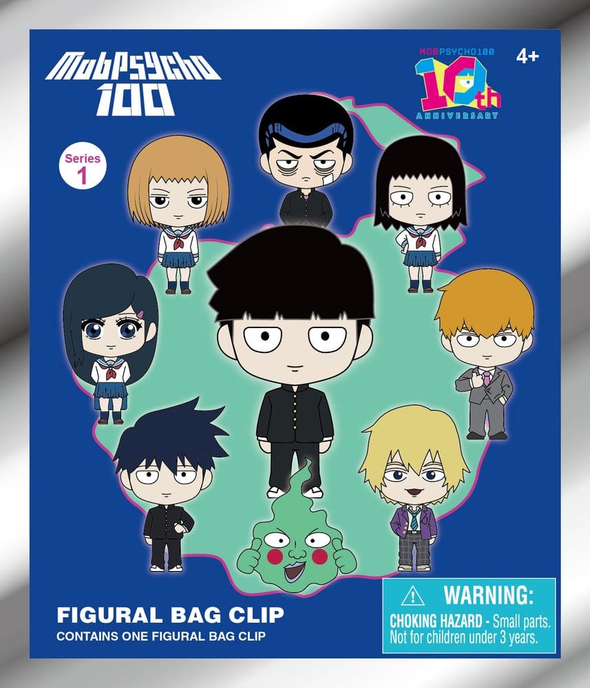 Mob Psycho 100 3D Colgantes de PVC Serie 1 Blind Bag Display (24)