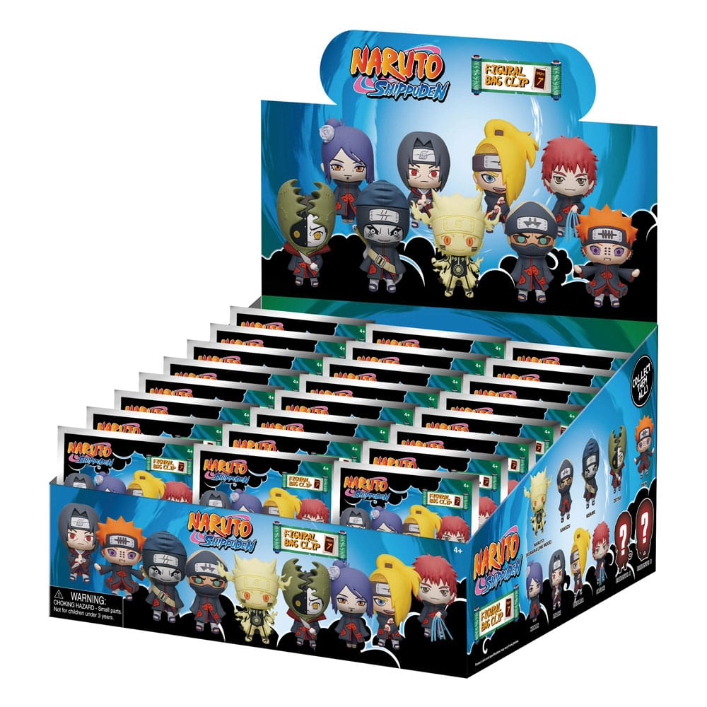Naruto 3D Colgantes Peluche Expositor Serie 7 (24) Frikytopia