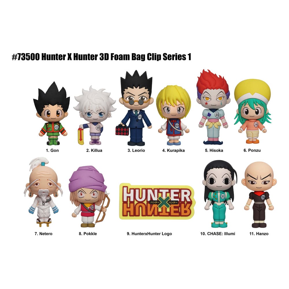 Hunter x Hunter 3D Colgantes Peluche Expositor Serie 1 (24)