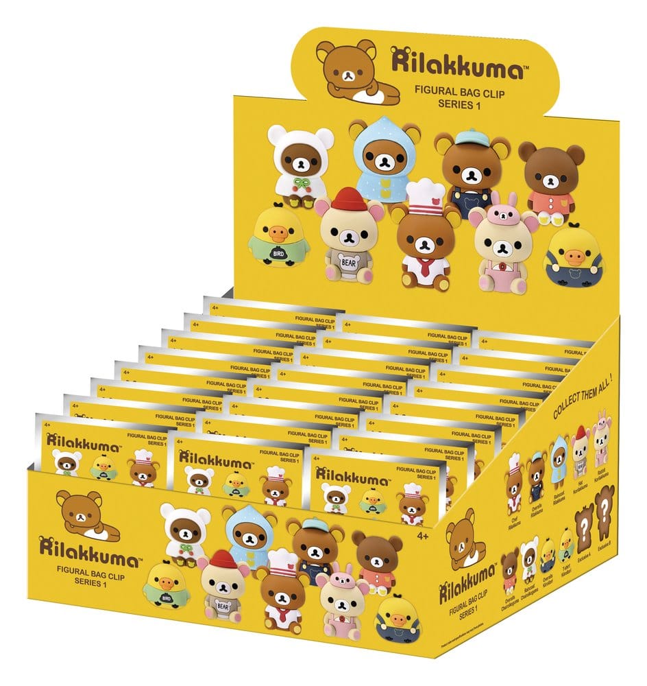 Rilakkuma 3D Colgantes de PVC Serie 1 Blind Bag Display (24)