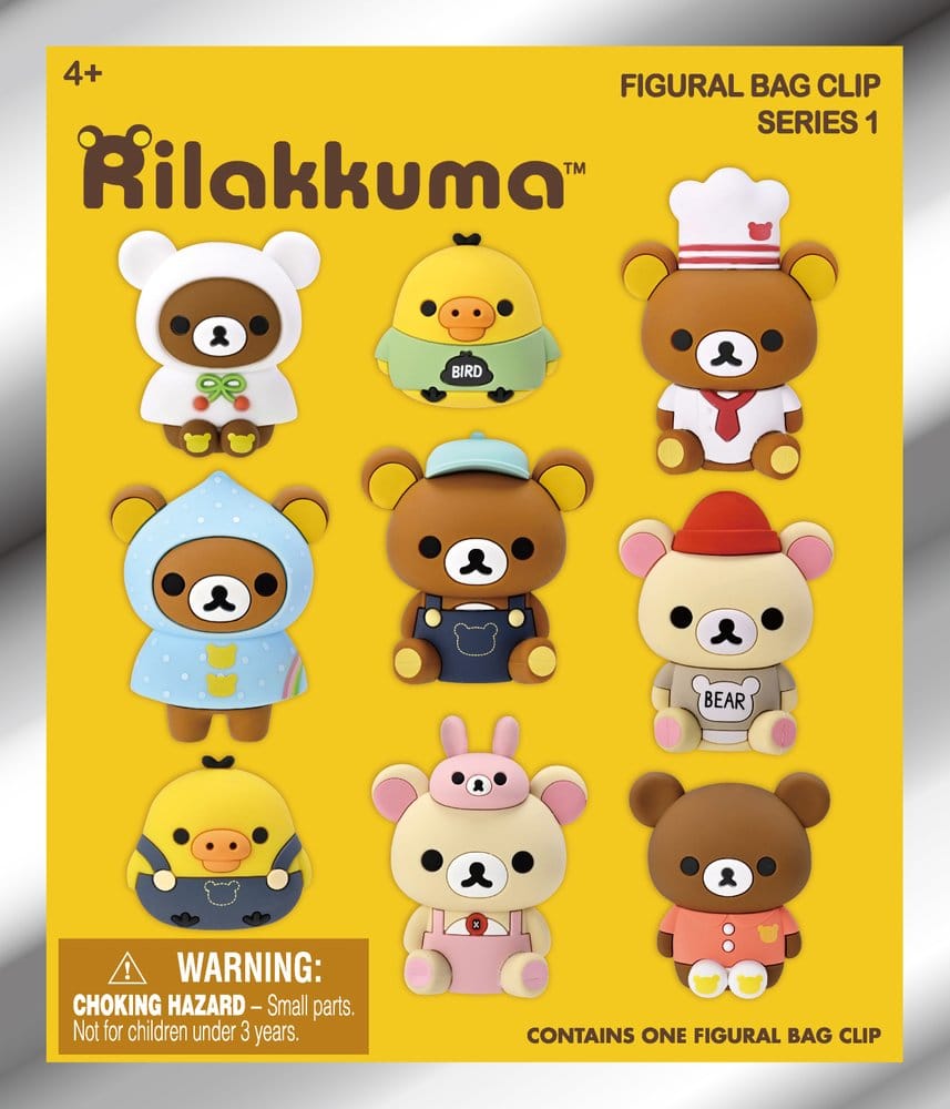 Rilakkuma 3D Colgantes de PVC Serie 1 Blind Bag Display (24)
