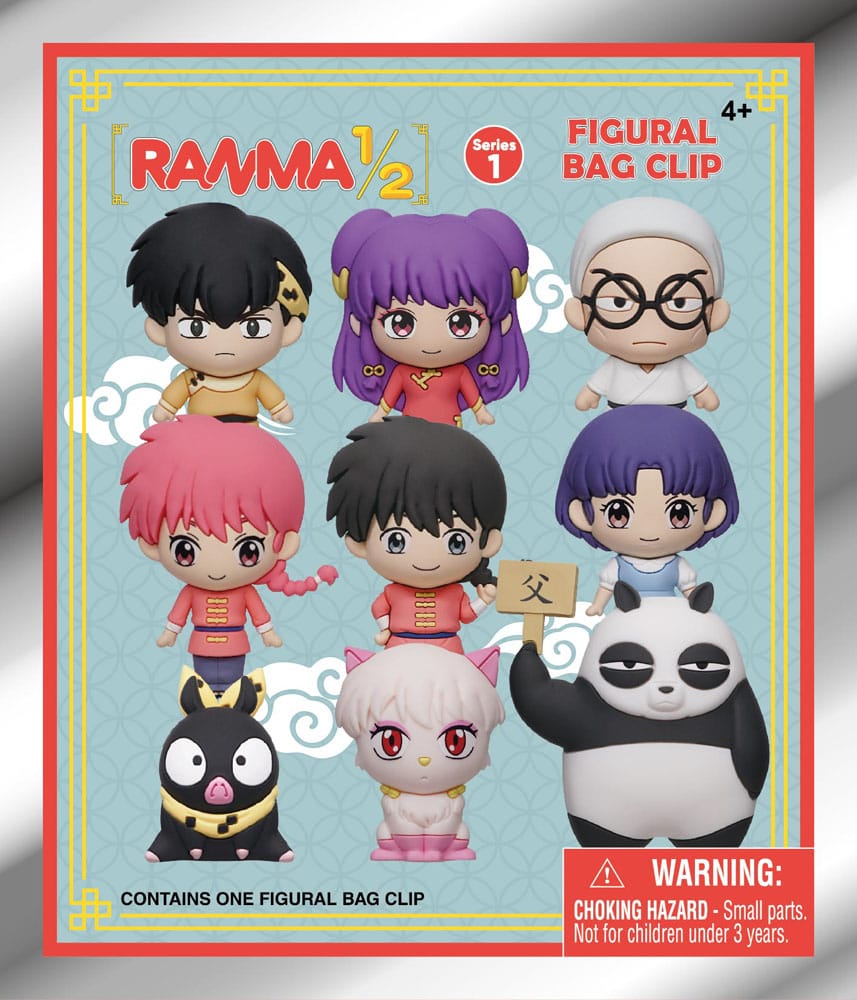 Ranma 1/2 Colgantes PVC 3D Series 1 Expositor (24)