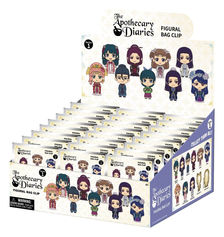 Los diarios de la boticaria 3D Colgantes de PVC Serie 1 Expositor (24) Frikytopia
