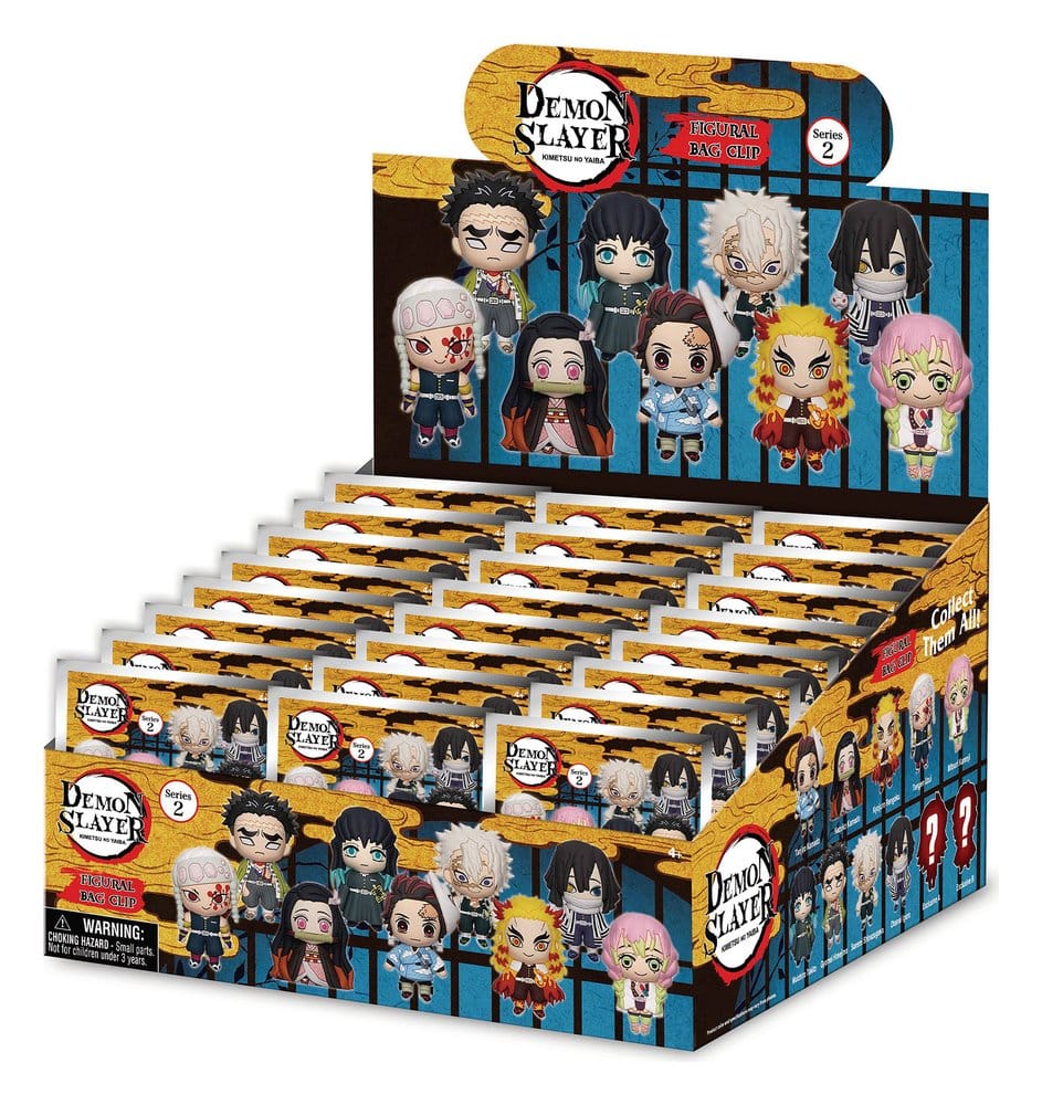Demon Slayer: Kimetsu no Yaiba Colgantes PVC Series 2 Expositor (24)