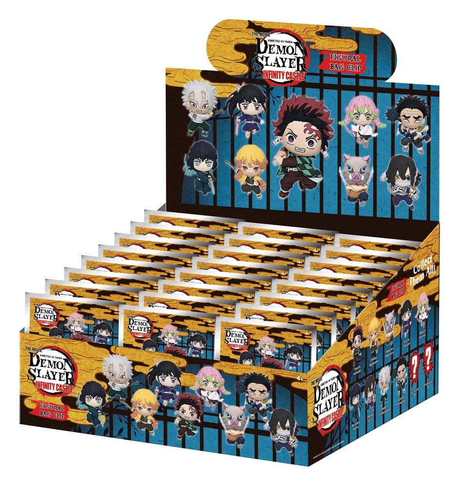 Demon Slayer 3D Colgantes Peluche Infinity Castle Serie 1 Expositor (24) Frikytopia