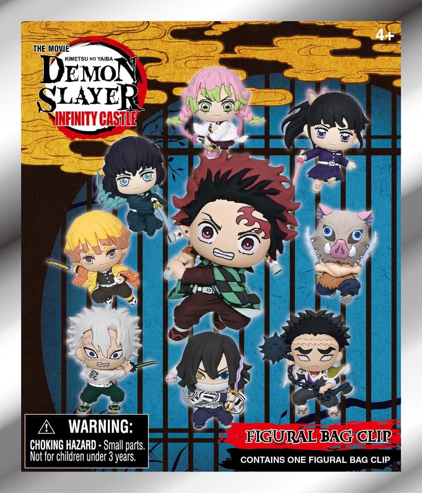 Demon Slayer 3D Colgantes Peluche Infinity Castle Serie 1 Expositor (24)