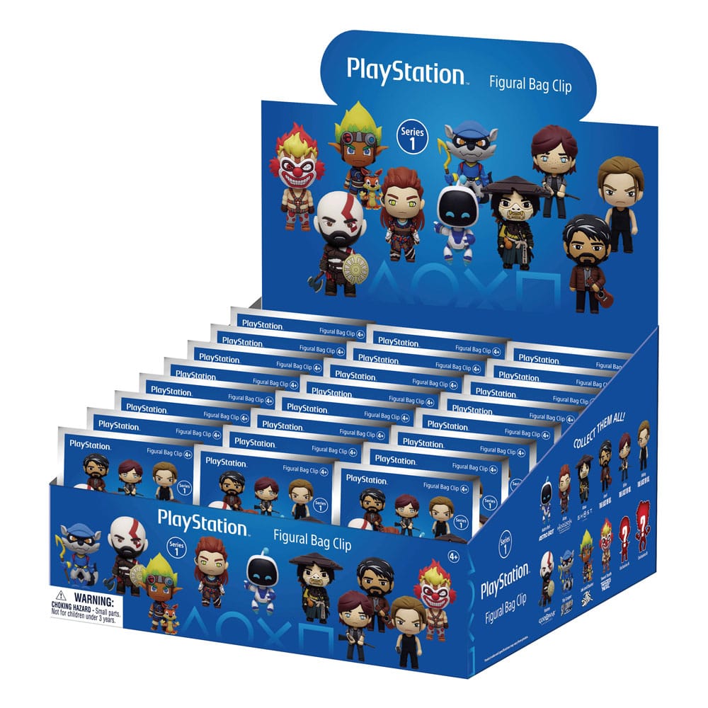 Playstation 3D Colgantes Peluche Expositor Serie 1 (24) Frikytopia