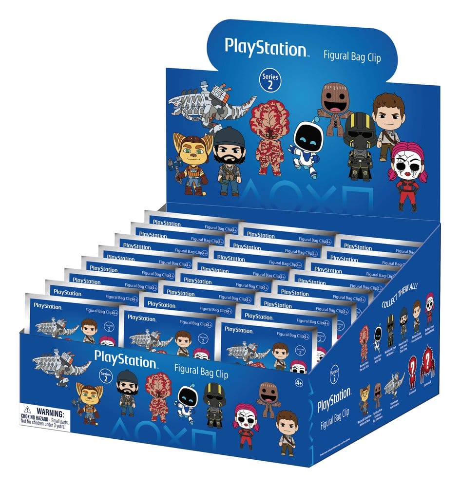 Sony PlayStation Colgantes para Bolso de PVC 3D Serie 2 Expositor (24)