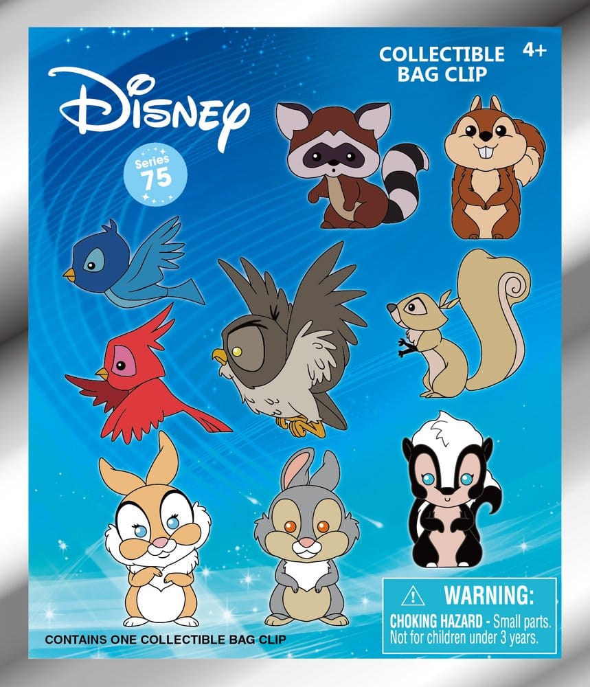 Disney 3D Colgantes de PVC Personajes del Bosque Serie 76 Expositor (24)