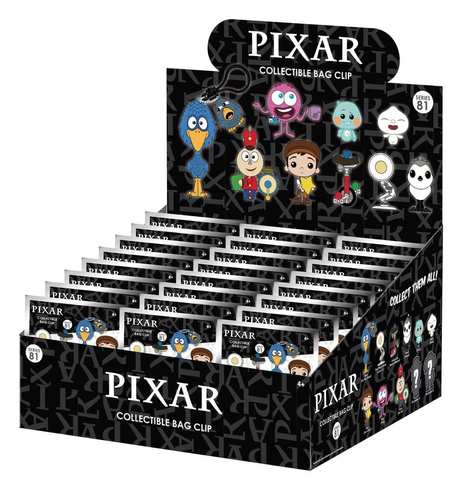 Pixar Porta-chaves 3D PVC Série 82 Blind Bag Expositor (24)