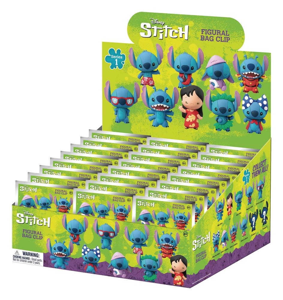 Lilo & Stitch 3D Colgantes de PVC Serie 1 Expositor (24) Frikytopia