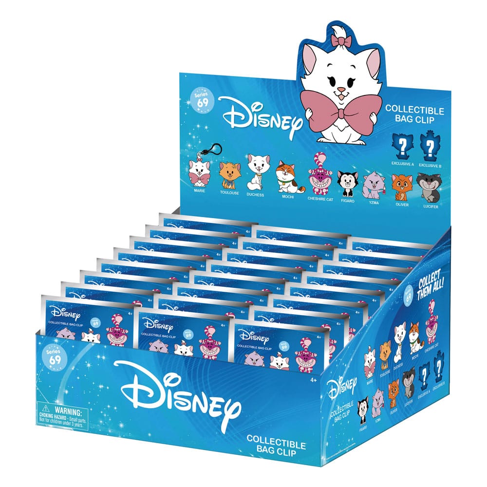 Disney Gatos 3D Colgantes Peluche Expositor serie 69 (24)