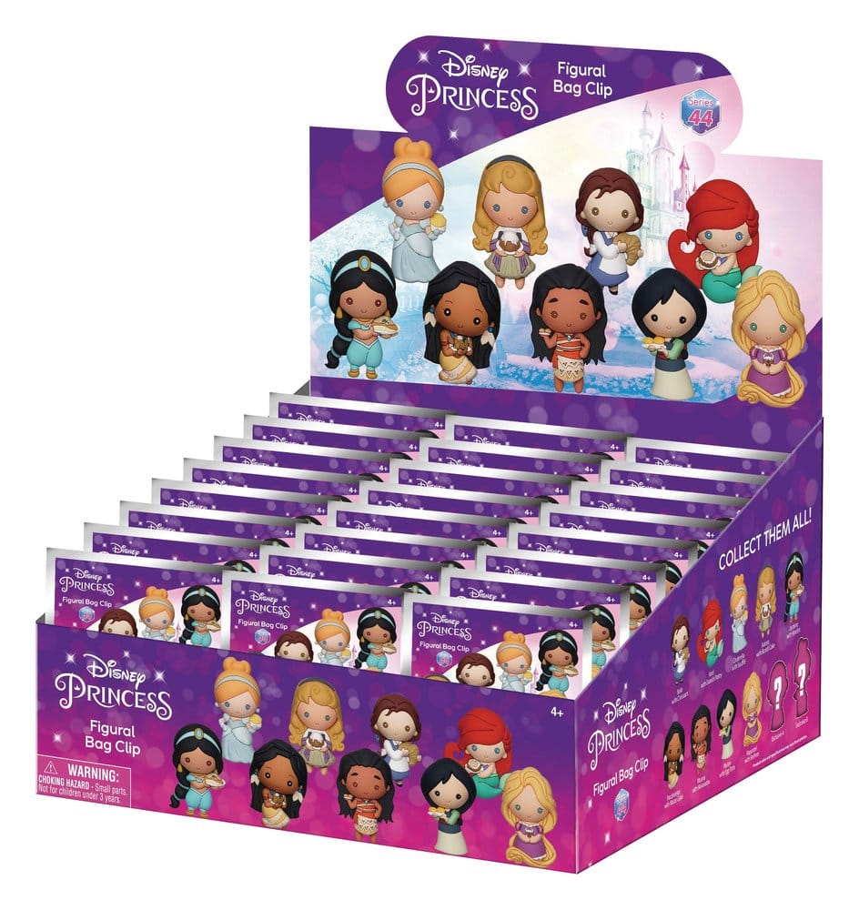 Disney Colgantes PVC 3D Princess with Food Series 44 Expositor (24) Frikytopia