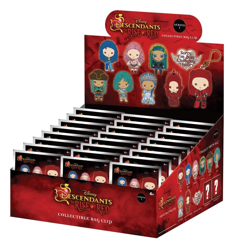 Descendants 3D Colgantes de PVC Serie 1 Expositor (24) Frikytopia