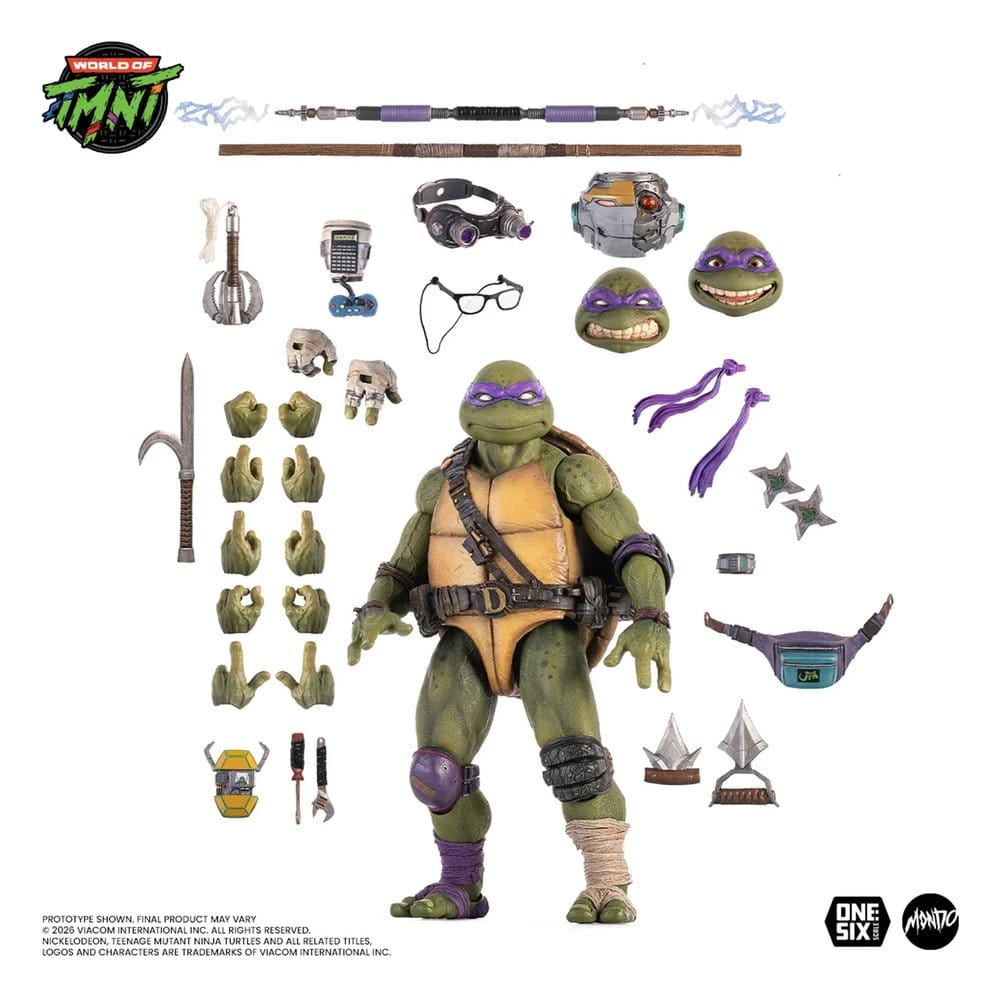 Tartarugas Ninja Figura 1/6 Donatello