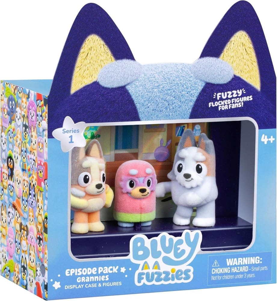 Bluey Fuzzies Pack de Episodio Expositor (12) Frikytopia