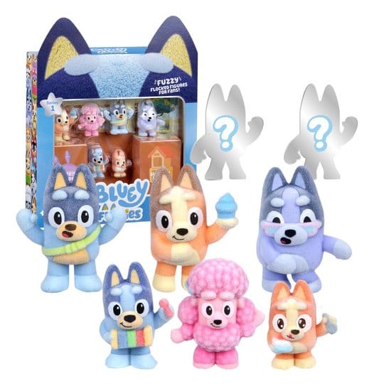 Bluey Fuzzies Pack de Figuras Deluxe Frikytopia