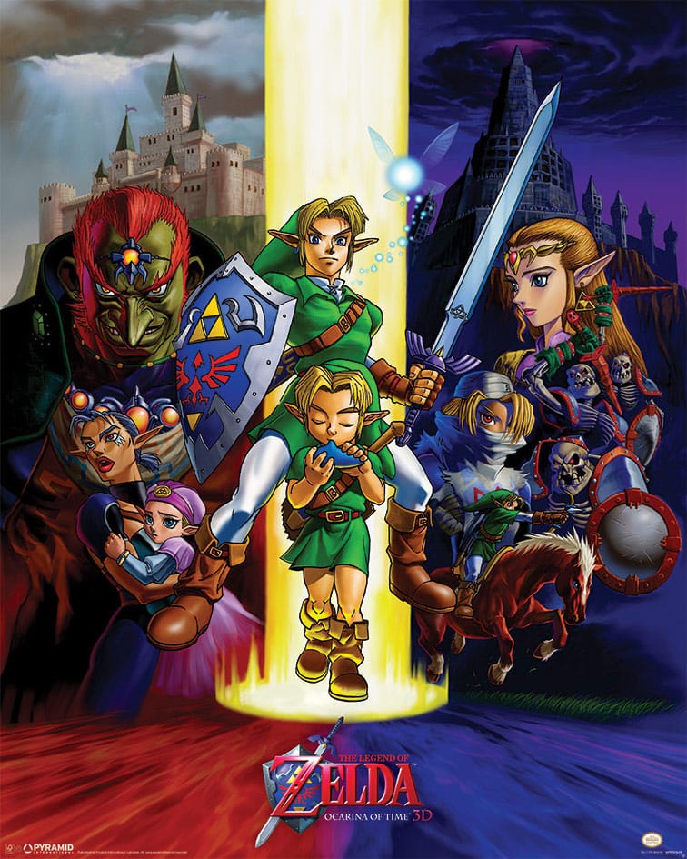 The Legend of Zelda Set de 4 Posters Ocarina of Time 40 x 50 cm (4)