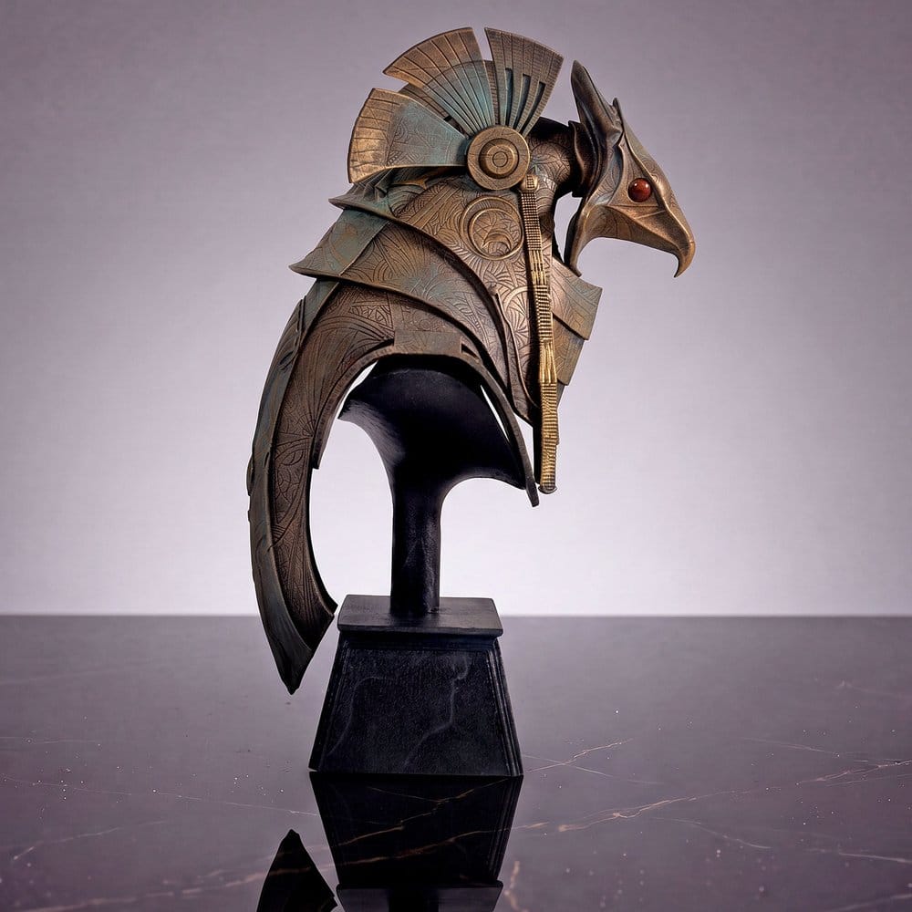 Stargate Desktop Replica Réplica de Casco Horus Guard Helmet 15 cm