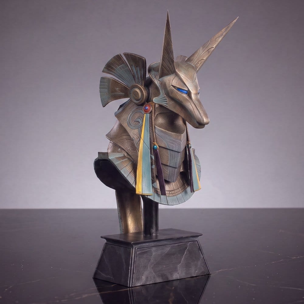 Stargate Desktop Replica Réplica de Casco Jackal Guard Helmet Anubis 15 cm