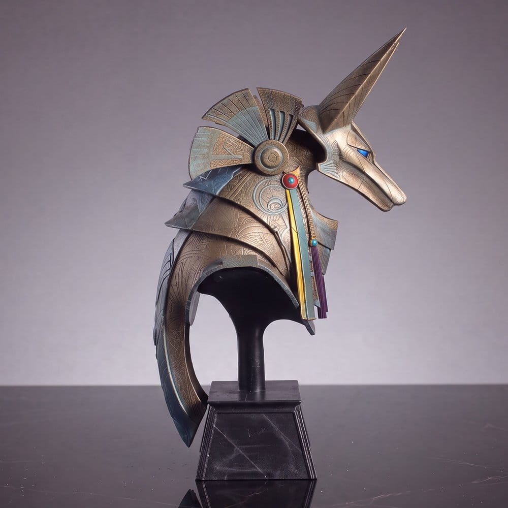 Stargate Desktop Replica Réplica de Casco Jackal Guard Helmet Anubis 15 cm