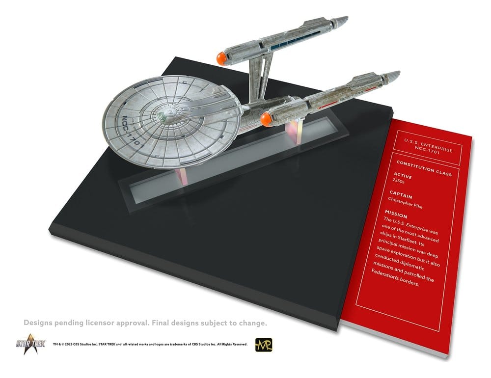Star Trek Modelo Die-Cast U.S.S. Enterprise NCC-1701 (Strange New Worlds) 10 cm