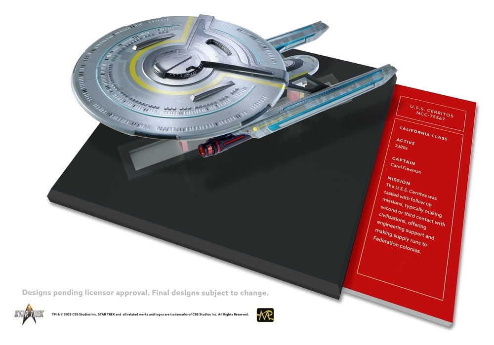 Star Trek Modelo Die-Cast U.S.S. Cerritos NCC-75667 10 cm