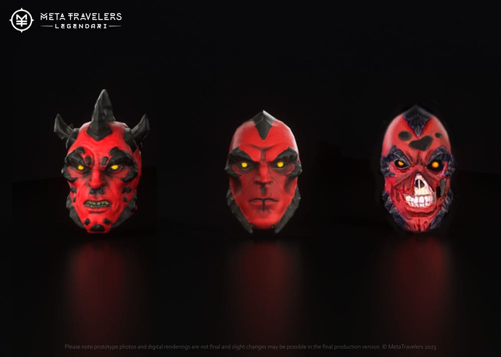 Legendari Accesorios Nibiru Villains Head Pack