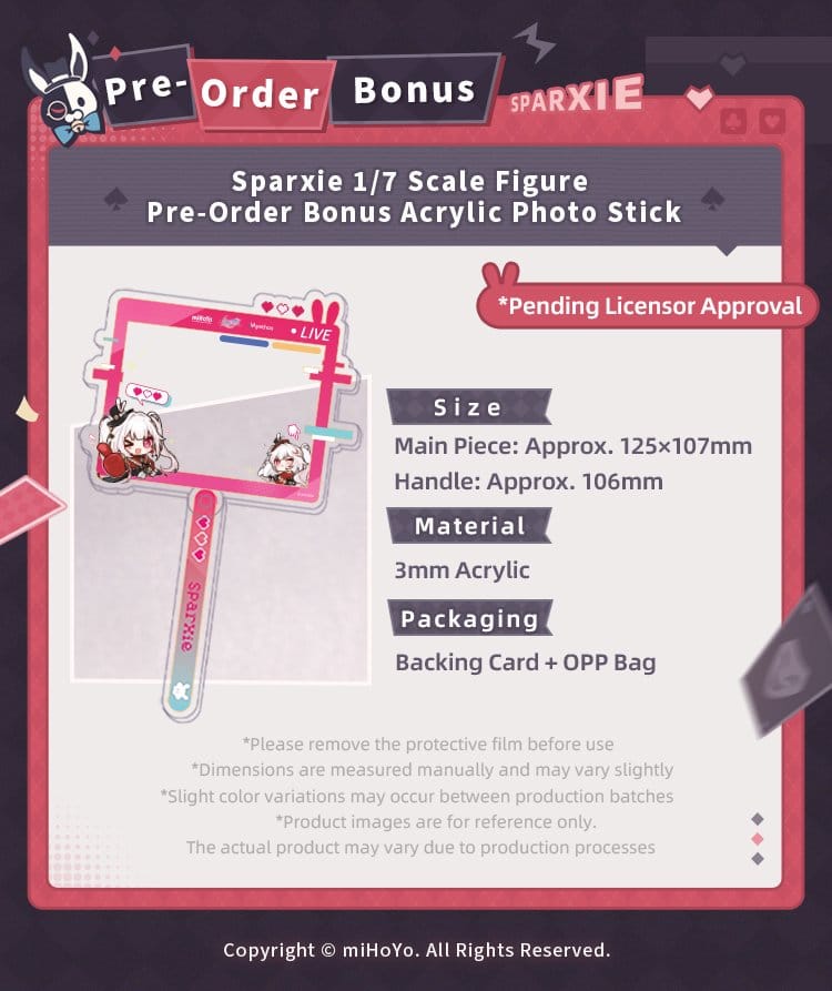 Honkai: Star Rail Figura PVC 1/7 Sparkle with Bonus 34 cm