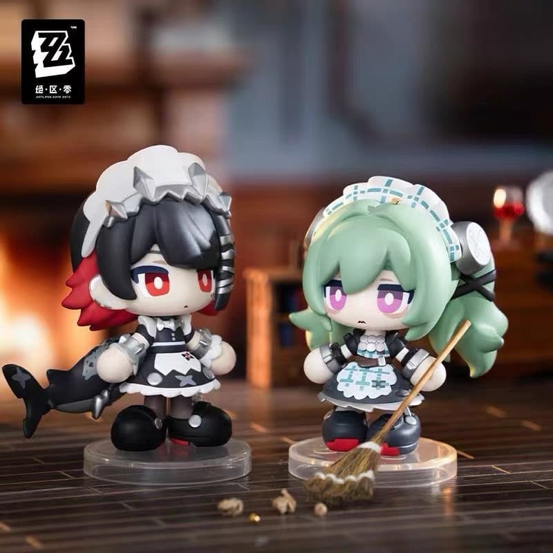 Zenless Zone Zero figuras mini PVC Tiny Agents 8-10 cm Blind Box Display (12)