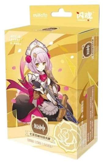 Genshin Impact Jogo de Cartas Coleccionáveis - Starter Deck Pré-Construído 06 - Noelle - Série 1 *Edição Chinesa* Frikytopia