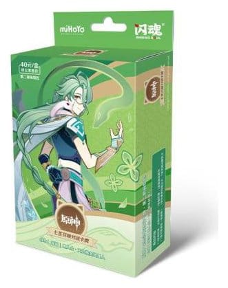 Genshin Impact Juego de Cartas Coleccionables - Pre-Build Starter Deck 06 - Baizhu - Series 2 *Edición China* Frikytopia