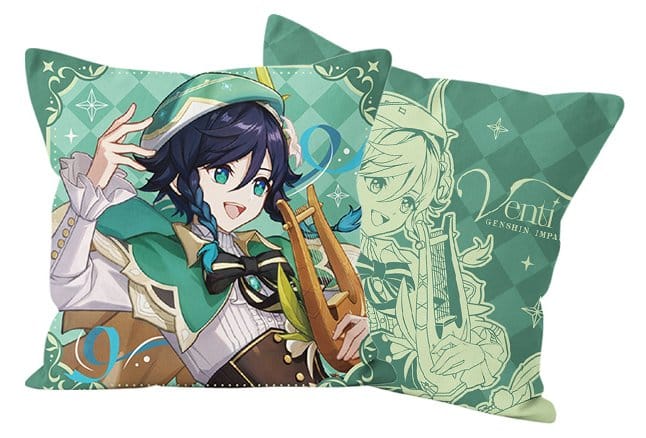 Genshin Impact Funda de Almohada Anniversary Celebration Series Venti 6º Aniversario 45 x 45 cm Frikytopia