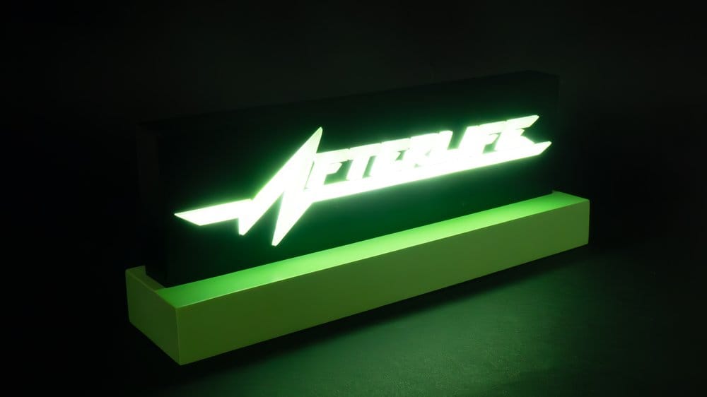 Cyberpunk 2077 Candeeiro Logo Afterlife 8 cm