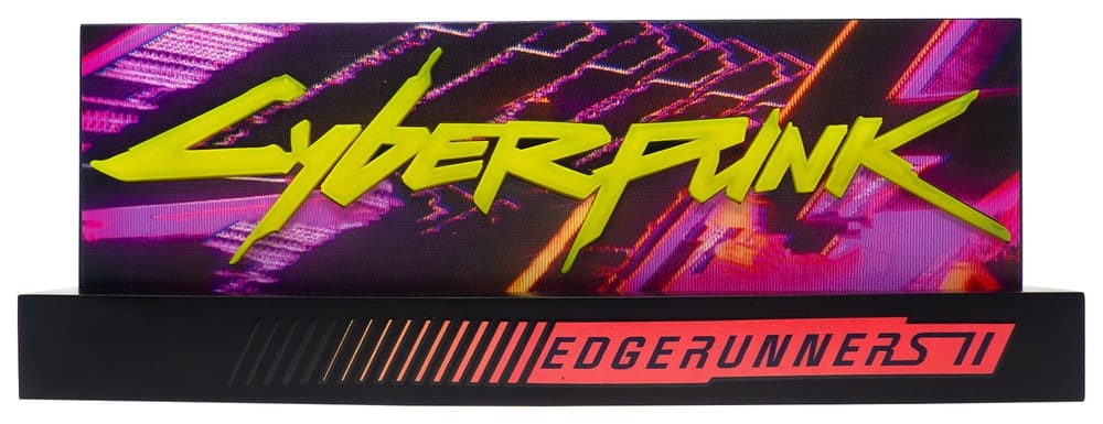 Cyberpunk: Edgerunners Candeeiro Logo Edgerunner 2 8 cm Frikytopia
