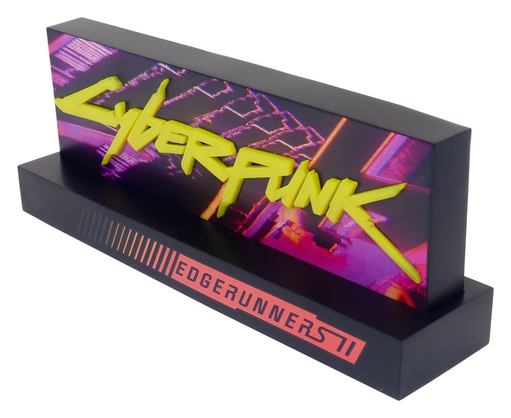 Cyberpunk: Edgerunners Candeeiro Logo Edgerunner 2 8 cm