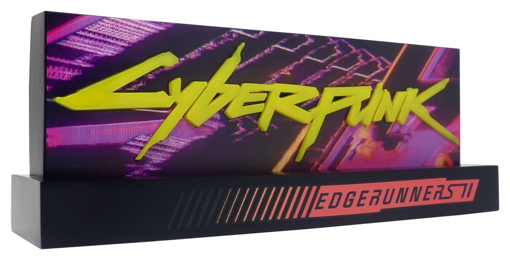 Cyberpunk: Edgerunners Candeeiro Logo Edgerunner 2 8 cm