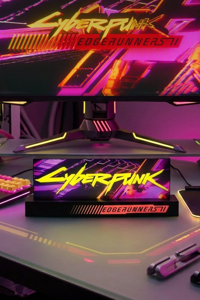Cyberpunk: Edgerunners Candeeiro Logo Edgerunner 2 8 cm