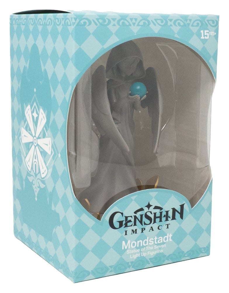 Genshin Impact Estatua LED Mondstadt Statue of the Seven 21 cm