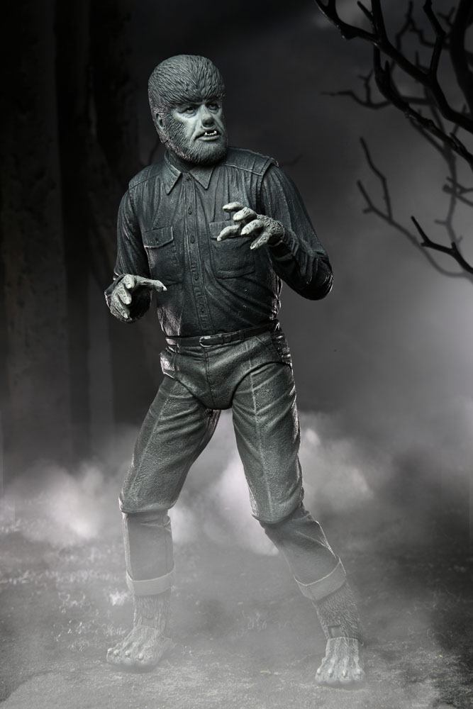 Figura neca universal monster scale action ultimate wolf b w