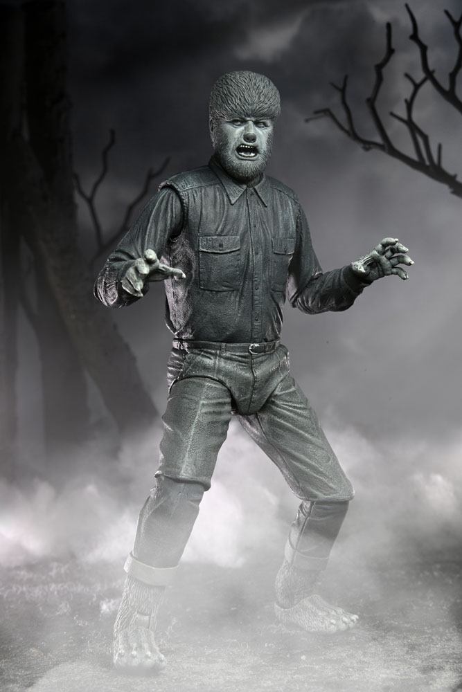 Figura neca universal monster scale action ultimate wolf b w
