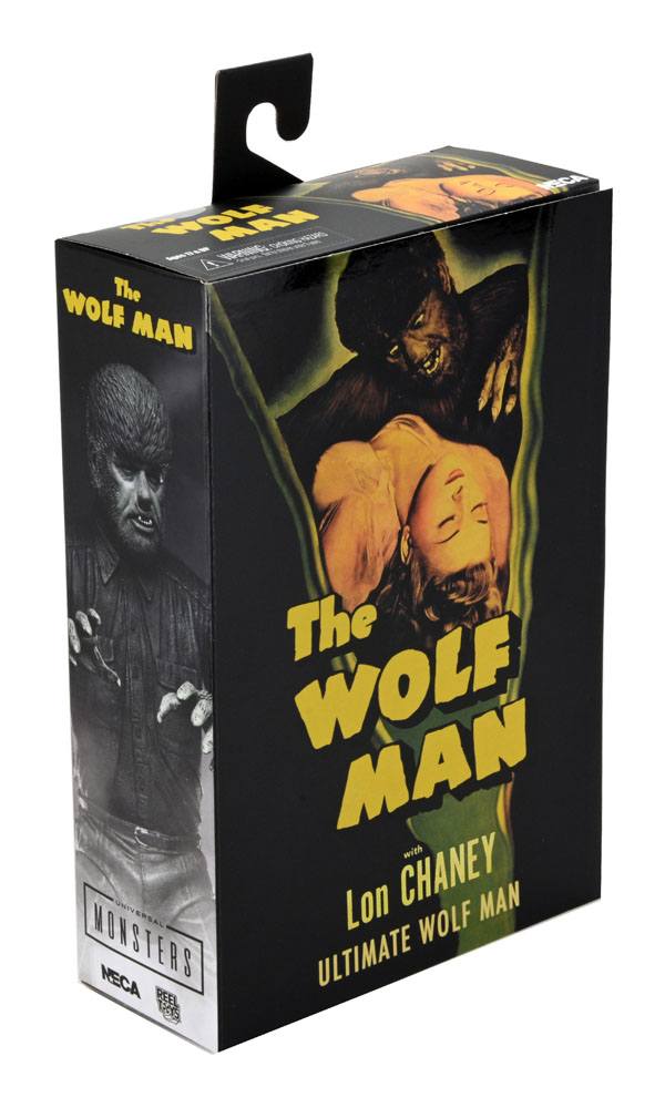 Figura neca universal monster scale action ultimate wolf b w