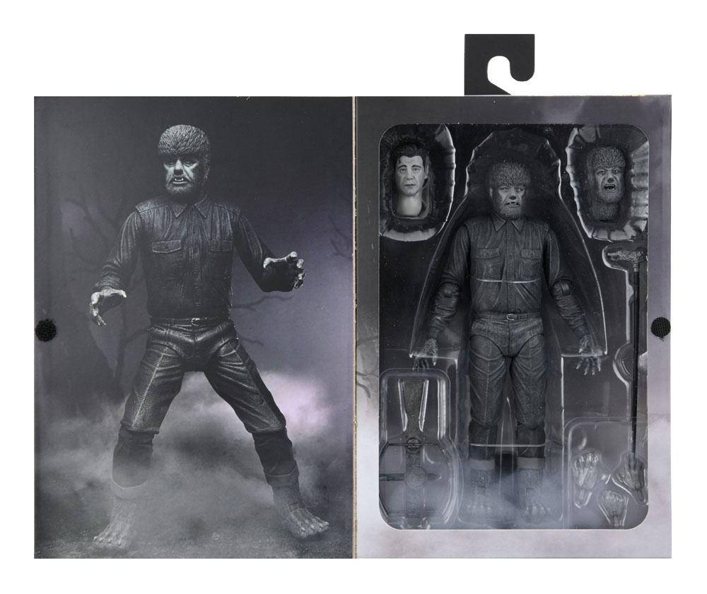 Figura neca universal monster scale action ultimate wolf b w