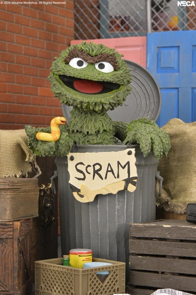 Sesame Street Ultimate Figura Oscar the Grouch 18 cm